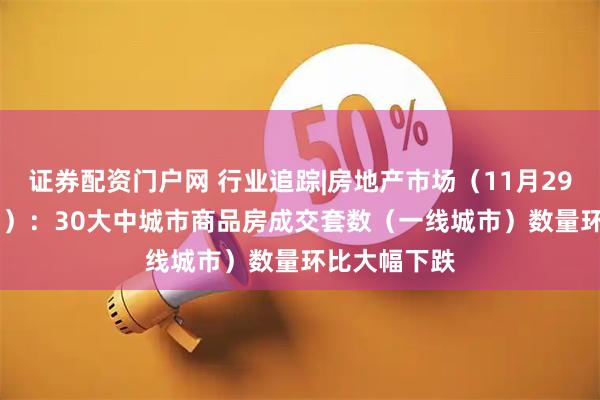 证券配资门户网 行业追踪|房地产市场(11月29日-12月5日):30大中城市商品房成交套数(一线城市)数量环比大幅下跌